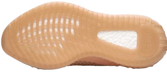 Back View of Yeezy Boost 350 V2 Clay